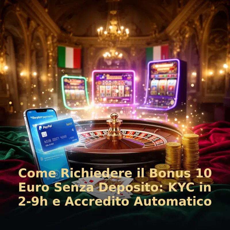 Come Richiedere il Bonus 10 Euro Senza Deposito: KYC in 2-9h e Accredito Automatico